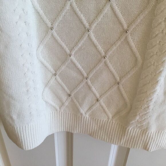 NWT. Karen Scott brand Women’s Size M L/s Sweater - Picture 9 of 10